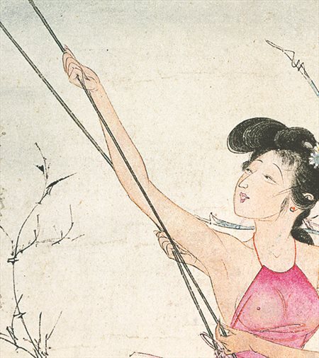 西和县-胡也佛的仕女画和最知名的金瓶梅秘戏图